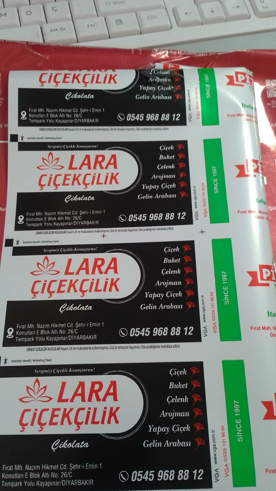 Lara Çiçekçilik - Pizza La Serra 